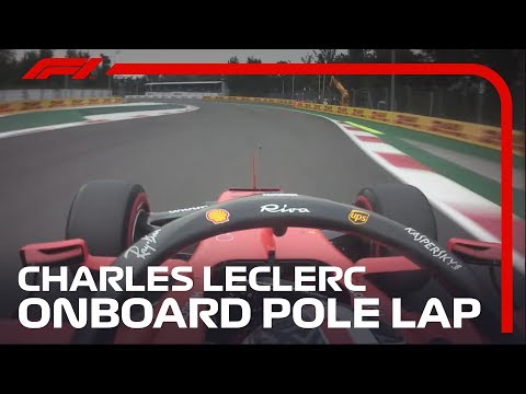 Charles Leclerc's Onboard Pole Lap | 2019 Mexican Grand Prix | Pirelli