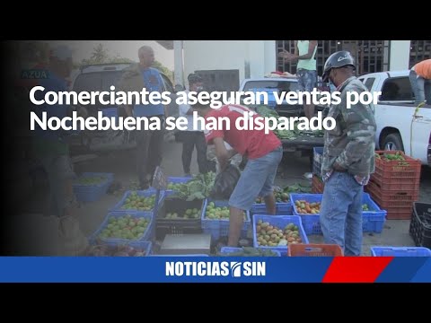 Comerciantes aseguran ventas por Nochebuena se han disparado