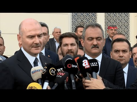 İçişlerİ Bakanı Soylu Milli Eğitim Bakanı Özer Karkamış'taki Saldırı Sonrası Açıklamalarda Bulundu