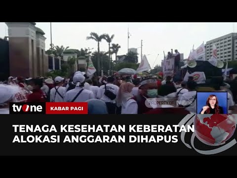 Protes Pengesahan Ruu Kesehatan Nakes Gelar Aksi Demo Tvone