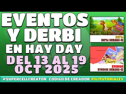 Adelanto de todos los eventos en hay day semana 42 de 2025