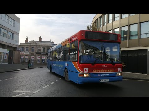 Buses at Grimsby Riverhead Exchange (13/12/2022)