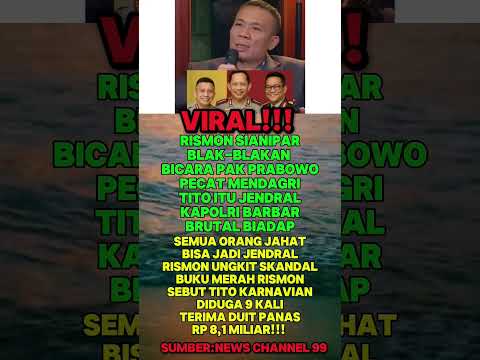 MAKIN PANAS RISMON BLAK-BLAKAN SOAL KAPOLRI#shorts #trendingnews #beritaterkini #kapolri #viral