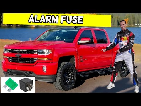 CHEVROLET SILVERADO ALARM FUSE LOCATION REPLACEMENT 2014 2015 2016 2017 2018 2019