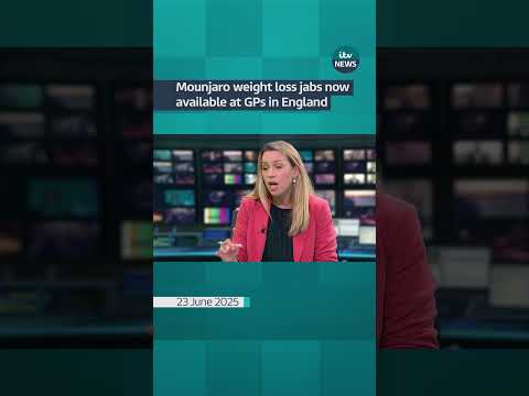Mounjaro weight loss jabs now available at GPs in England | ITV News