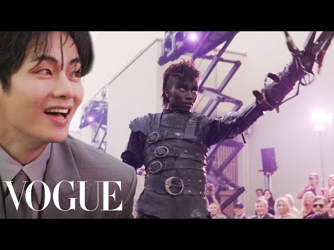 Anok Yai Gets Into Character at Vogue World: Hollywood | Vogue