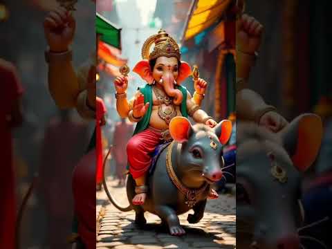 A aai dev bappa aale🥰❤ । Cute Ganesha । ganesh bhakti song #trending #shortvideo #viralsong #ganpati