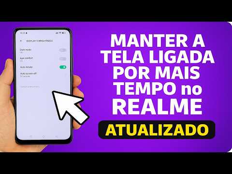 Como Manter a TELA LIGADA por mais TEMPO no REALME
