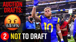 Auction Draft Values – Fantasy Football Prophet : Auction Draft Podcast