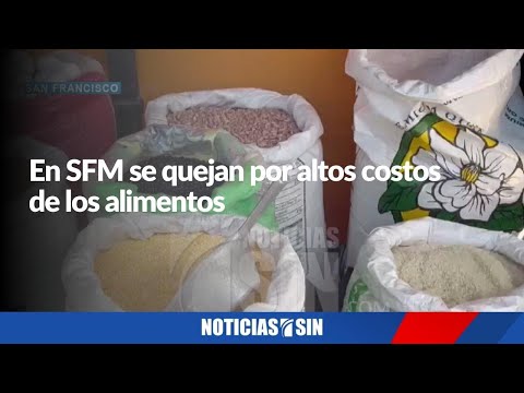 Malestar en SFM por altos costos de alimentos