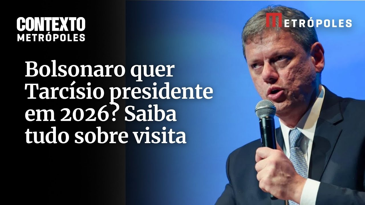 Bolsonaro quer Tarcísio presidente em 2026 Saiba tudo sobre visita de governador ao ex presidente