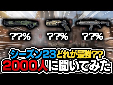 2000人に聞いた！！現環境ショットガン最強ランキング！！| Apex Legends