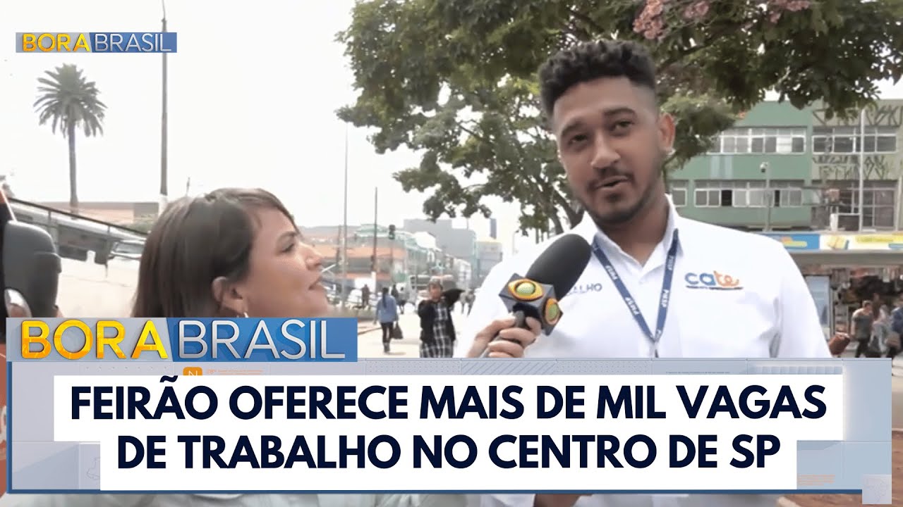 Feirão oferece mais de mil vagas no centro de São Paulo