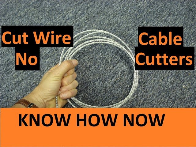 How to Cut Wire the Right Way