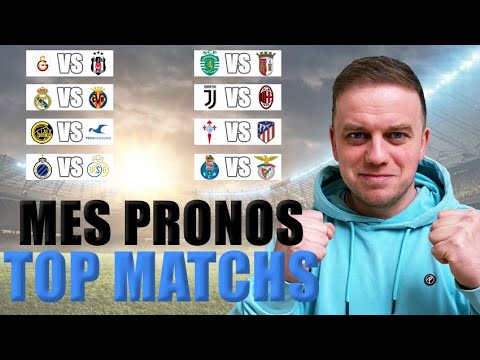 MES PRONOSTICS TOP MATCHS ! ( Porto - Benfica / Juventus - Milan / Real Madrid - Villarreal )