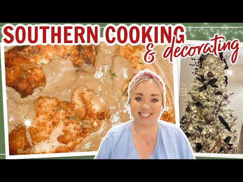 SOUTHERN COOKING AND CHRISTMAS DECORATING | PERFECT SUNDAY DINNER RECIPE | JESSICA O''DONOHUE
