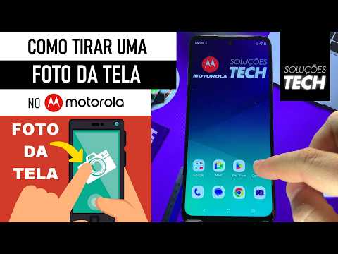 Como tirar uma FOTO da TELA no MOTOROLA (ATUALIZADO)