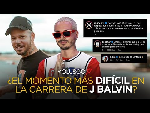 J Balvin le da tapaboca a los haters que le hicieron coro a Residente