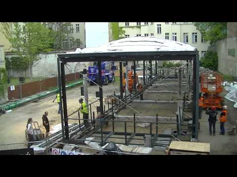 Construction Time-lapse: BMW Guggenheim Lab Berlin