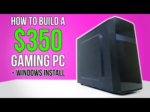 How To Build $350 Gaming PC w/ Windows + BIOS Flash - UChIZGfcnjHI0DG4nweWEduw