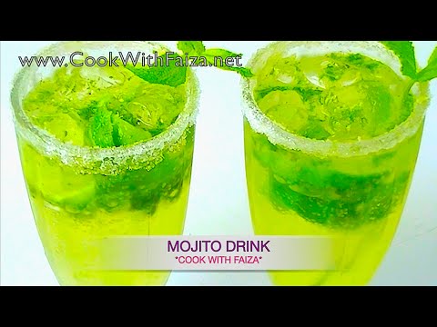 MOJITO DRINK - موہیتو ڈرنک -  महहितह डरीनक  *COOK WITH FAIZA* - UCR9WXUxcp0bR9OWi5ersIHw