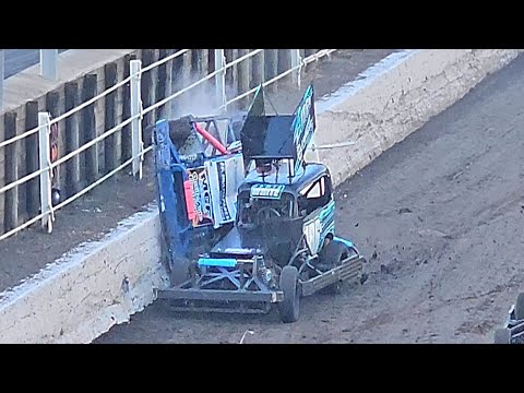 Paradise Valley Speedway  - Rascals Development Red vs Blue Stockcar Teams Race - 6/12/24 - dirt track racing video image