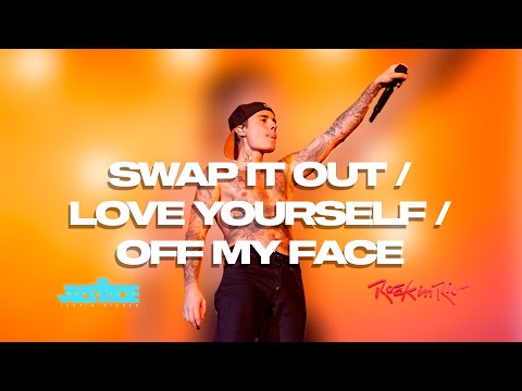 Justin Bieber - "Swap It Out/Love Yourself/Off My Face" live at Rock in Rio (Justice World Tour)