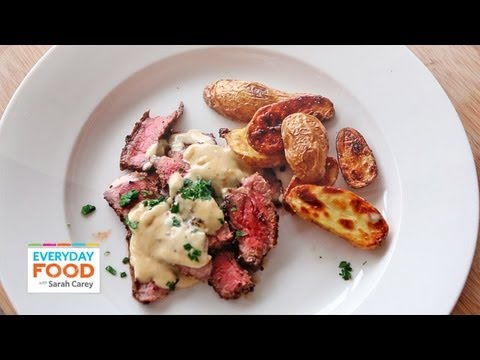 Steak au Poivre with Roasted Fingerling Potatoes | Everyday Food with Sarah Carey - UCl0kP-Cfe-GGic7Ilnk-u_Q