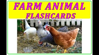 Farm Animal Flashcards 