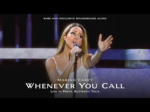 [RARE] Mariah Carey - Whenever You Call (Live in Perth, Butterfly Tour - 1998) UNHEARD SOUNDBOARD