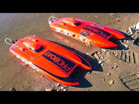 RC ADVENTURES - 4s/6s Lipo Impulse 31 Deep-V & Dual Blackjack 29 Catamarans - Radio Control BOATiNG! - UCxcjVHL-2o3D6Q9esu05a1Q