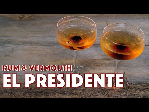 1915 Vs. 1929 El Presidente RUM Cocktail