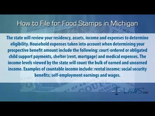 How to Contact the Michigan Food Stamps Office