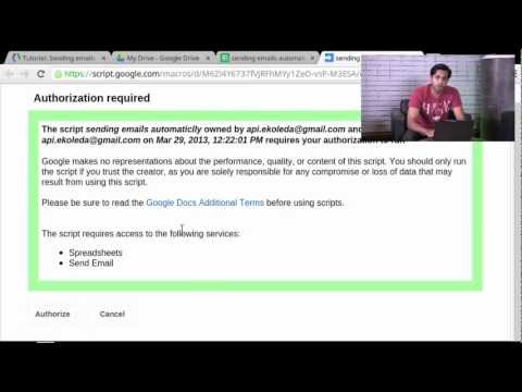 Sending emails from a Spreadsheet - Apps Script Tutorial - UC_x5XG1OV2P6uZZ5FSM9Ttw
