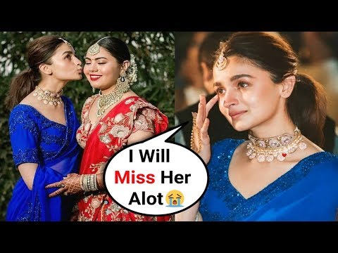 Video - WATCH Bollywood | Alia Bhatt EMOTIONAL Speech At Her BEST FRIEND'S Wedding #India #Celebrity