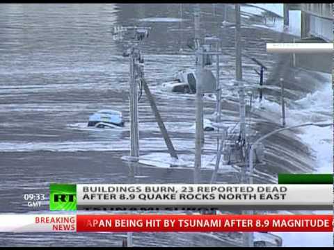 Earthquake 8.9 & Tsunami hits Japan