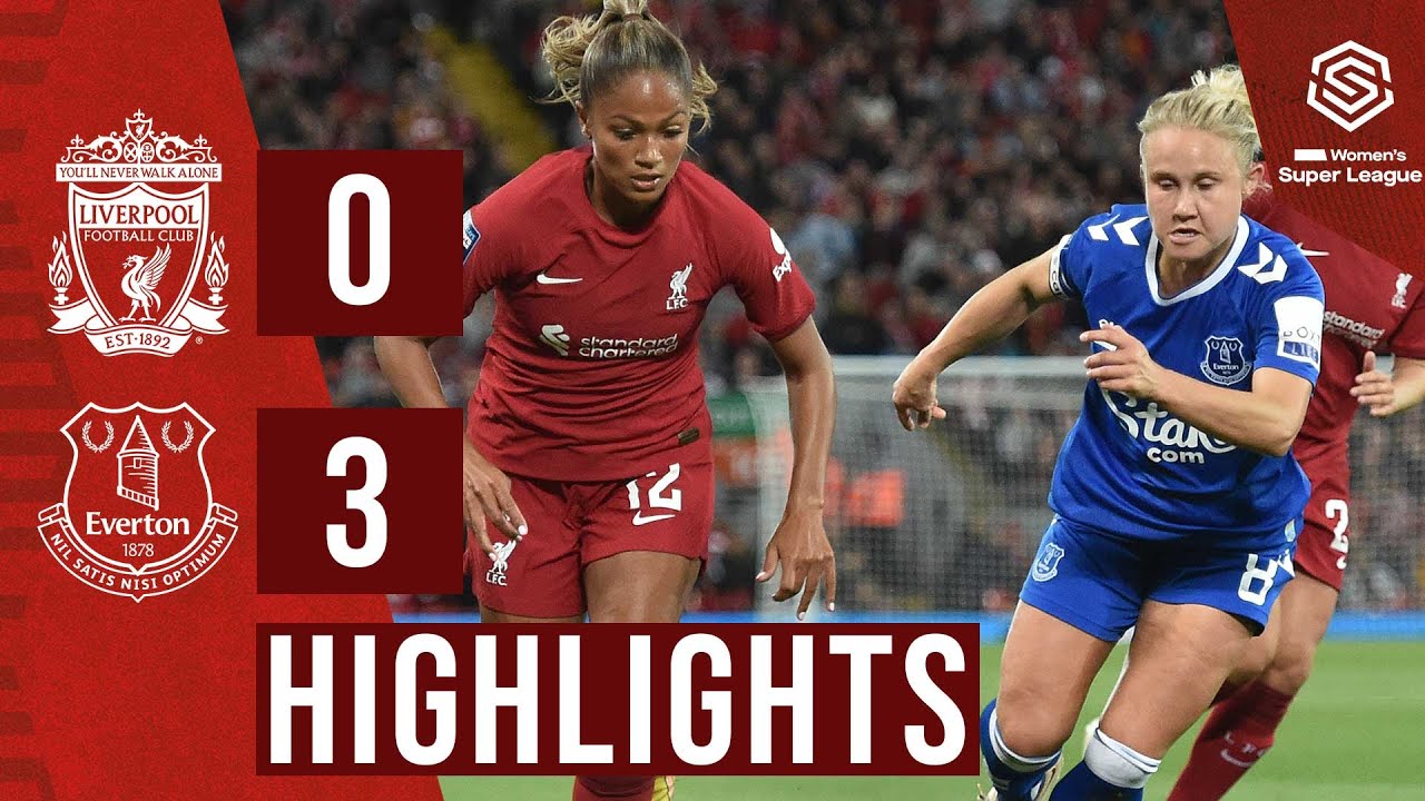 WSL HIGHLIGHTS: Liverpool FC Women 0-3 Everton | Derby defeat at Anfield
