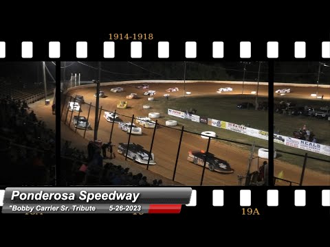 Ponderosa Speedway - Super Late Model Feature - 5/26/2023 - dirt track racing video image