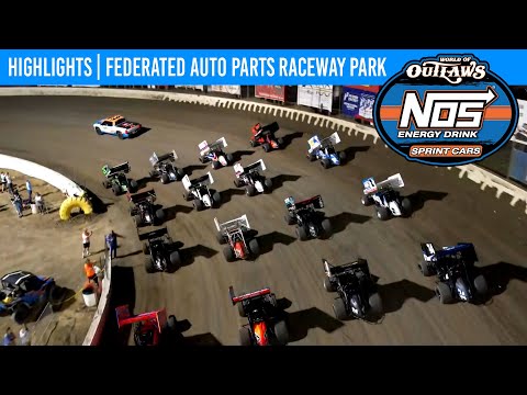 World of Outlaws NOS Energy Drink Sprint Cars | I-55 Raceway Park | August 1, 2025 | HIGHLIGHTS - dirt track racing video image