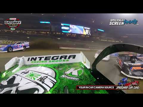 8 Laps with the Kamikaze Kid - #28 Tyler Carpenter - Gateway Dirt Nationals 2024 - dirt track racing video image