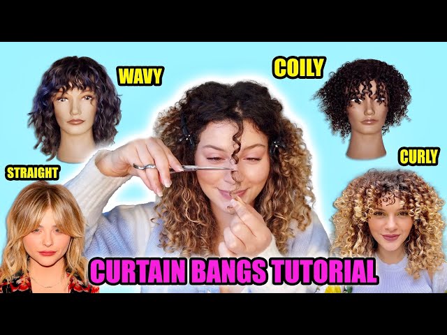 How to Cut Bangs on Curly Hair