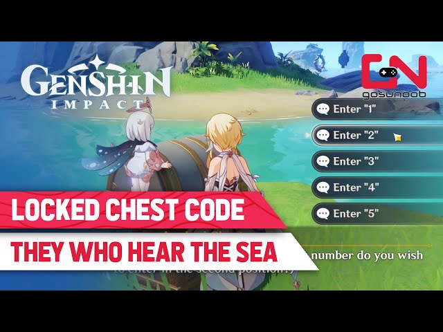 Locked Chest Code Genshin Impact: Midsummer Island Adventure