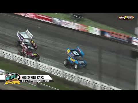 Knoxville Raceway 360 Highlights / June 5, 2022 - dirt track racing video image