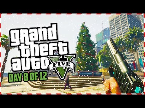 GTA 5 Funny Moments - CALL OF DUTY First Person CHRISTMAS! (Day 8 of 12) (GTA 5 Christmas Special) - UC2wKfjlioOCLP4xQMOWNcgg