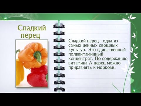 Кулинарная энциклопедия - Сладкий перец - UC7XBjhXnmmXFsxmnys9PmDQ