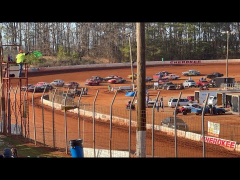 3/2/2024 Crown Vic’s Cherokee Speedway - dirt track racing video image