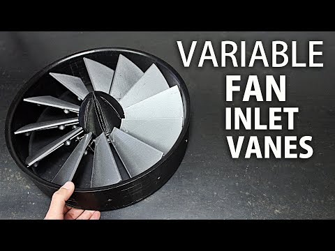 Huge 3D Printed Variable Inlet Vanes for Exhaust Fan - UCfCKUsN2HmXfjiOJc7z7xBw
