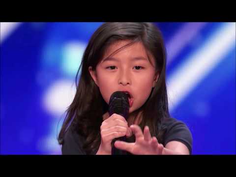 Amerika Yetenek Sizsinizde 9 Yaşındaki Celine'in Harika Performansı