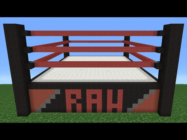How to Make a WWE Ring in Minecraft