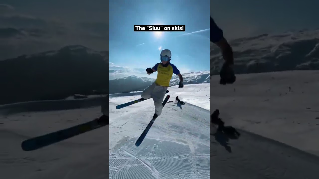 Cristiano Ronaldo on skis! ⛷️